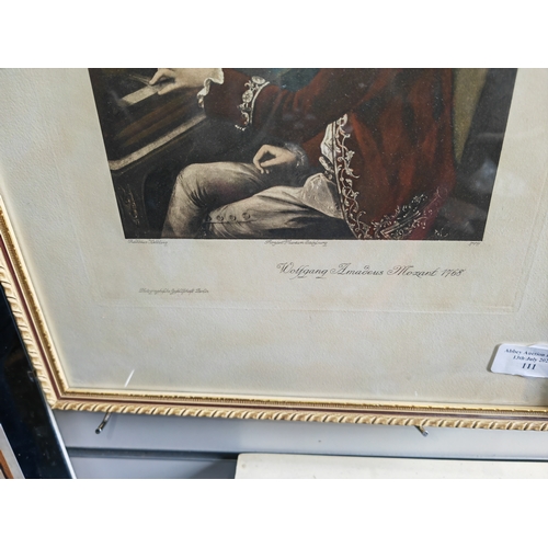 111 - Framed Print Of Mozart