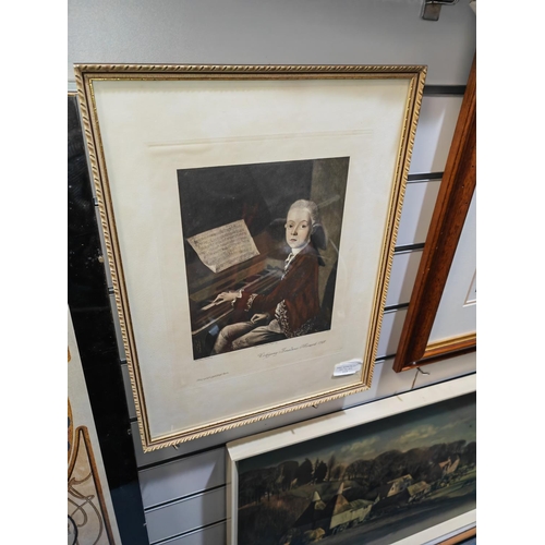 112 - Framed Print Of Mozart