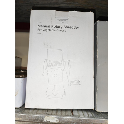 126 - Hand Vegetable/Cheese Shredder In Box