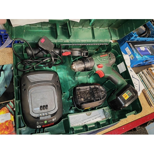 220 - Bosch Cordless Psb 1800 Li-Z Drill Working