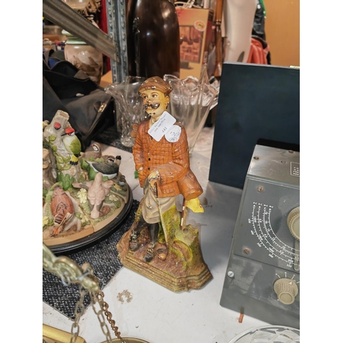 441 - Cast Iron Golfing Man Door Stop