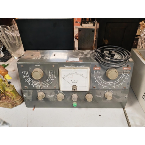 446 - Heathkit 220V Voltameter Rmf Only