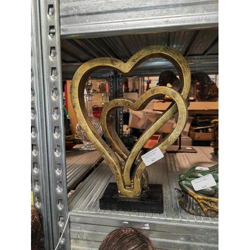 467 - Double Heart Ornament