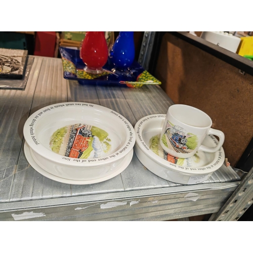471 - Wedgwood Thomas The Tank Engine Bowls, Plate And Cup