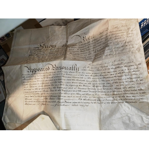 552 - 1850'S Will With Archbishop Of Canterbury Seal