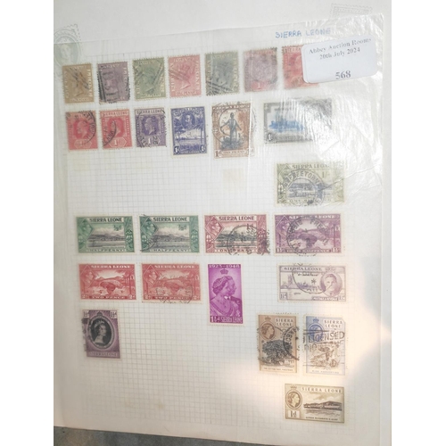 568 - Page Of Sierra Leone Stamps