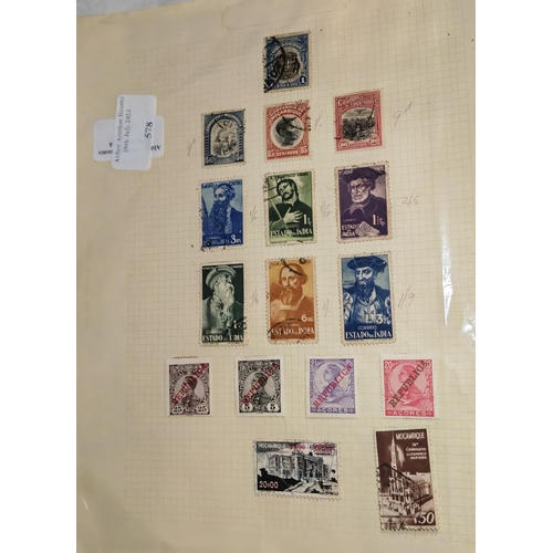 579 - Page Of Southern Rhodesia Stamps