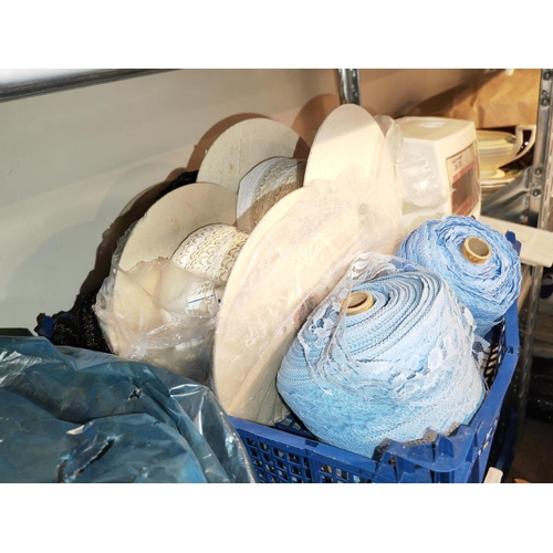 591 - 1500 Mtrs Of Assorted Lace On Rolls