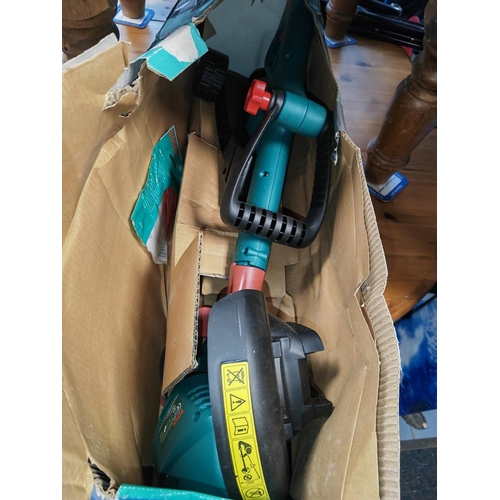 679 - Bosch 18V Bare Unit Strimmer No Battery Or Charger Unused In Worn Box