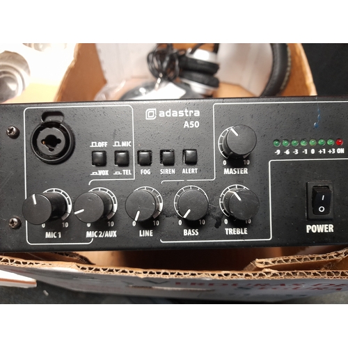 36 - Box Of Electrical Items Including A Set Of Recess Lights In Box