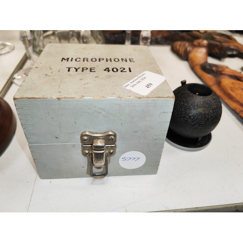 459 - Microphone No 4021 With Original Box