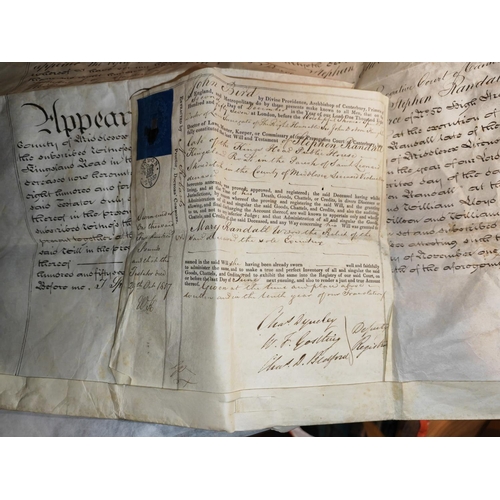 552 - 1850'S Will With Archbishop Of Canterbury Seal