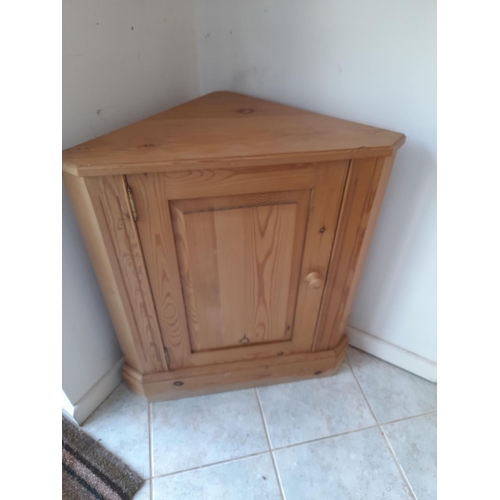 719 - Pine Corner Cupboard
