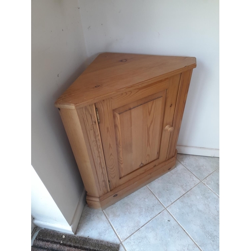 719 - Pine Corner Cupboard