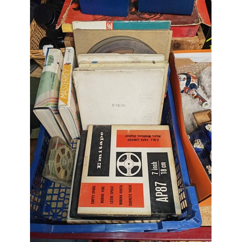 253 - Box Of Reel To Reel Tapes