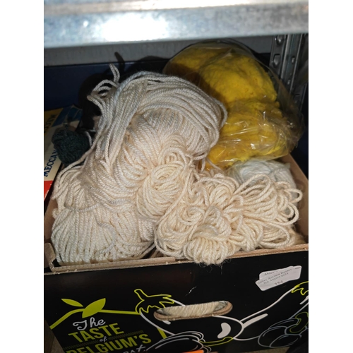 254 - Box Of Mixed Wool