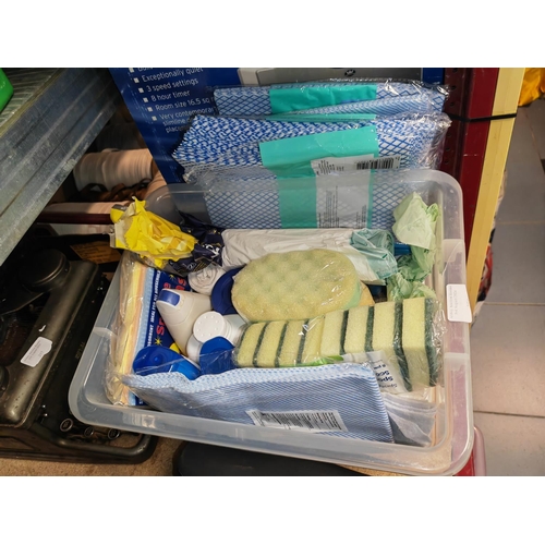 258 - Box Of Cleaning Materials