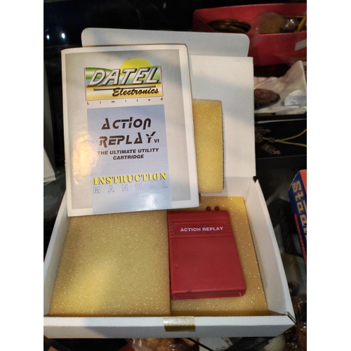 296 - Datol Electronic Action Replay Cartridge In Box