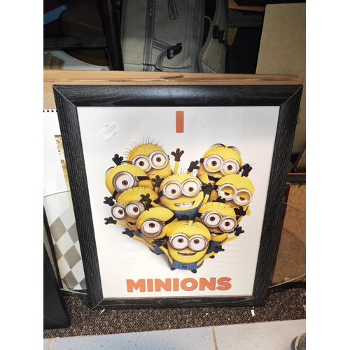 571 - Framed Minion Poster