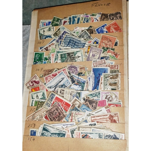 602 - 3 Pages Of French Stamps