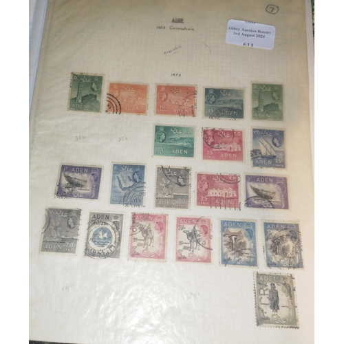 611 - Page Of Aiden Stamps 1953 Coronation