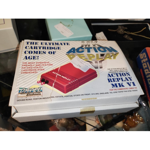 296 - Datol Electronic Action Replay Cartridge In Box