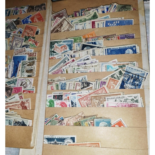 602 - 3 Pages Of French Stamps