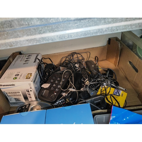 624 - Box Of Landline Telephones