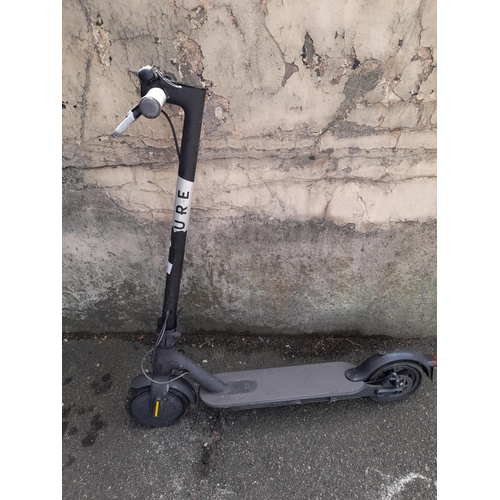 58 - Pure Electric Scooter Ddhbc08Neb Essential 100Kg No Charger Not Tested