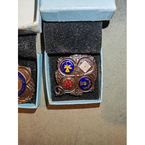 397 - 2 X 1950'S Rifle Association Medals