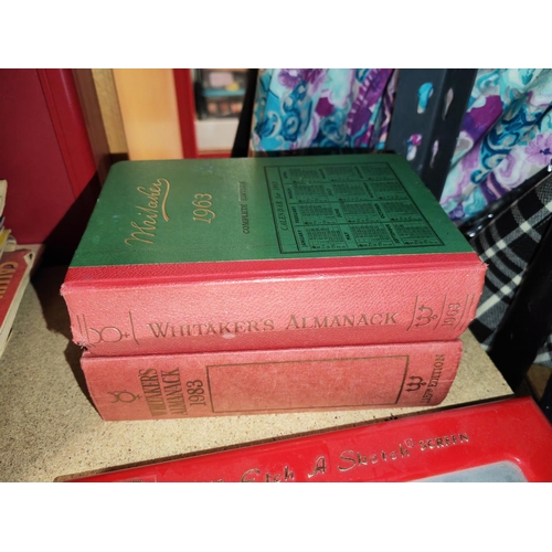 18 - Pair Of Whitakers Almanac Books