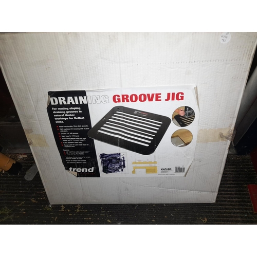 45 - Trend Draining Grooving Jig For Routing Sloping Grooves In Belfast Sinks, Wood Work