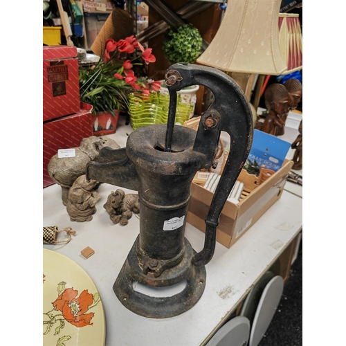 483 - Cast Iron Vintage Water Pump