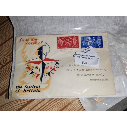 575 - 1951 Festival Of Britain Fdc