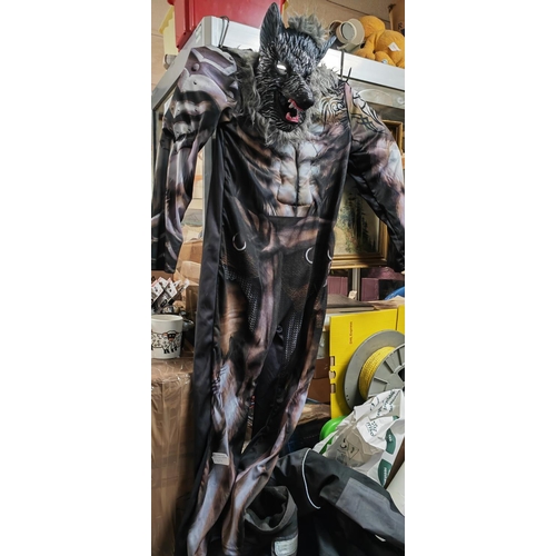 754 - Wolfman Costume And Mask Small Adult