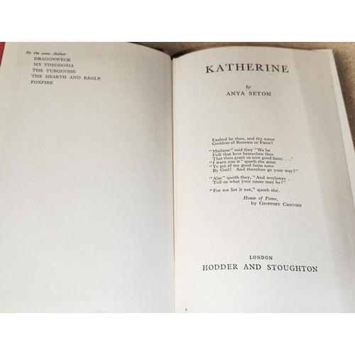 8 - Book Called Katherine By Anya Seton And Famous Trials By The Earl Of Birkenhead