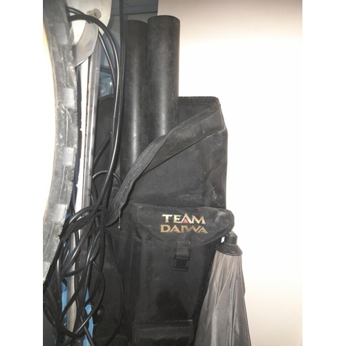 76 - Fishing Rod Bag, Keep Net And Umbrella Plus 2 Fresh Water Fishing Rods