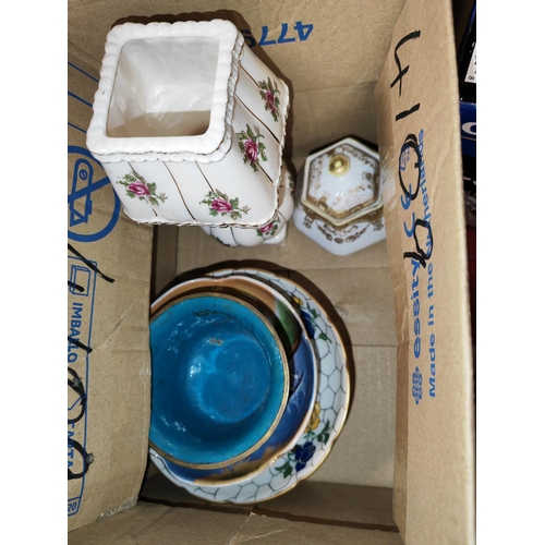 192 - 2 Boxes Of Good Quality China Ornaments Some A/F