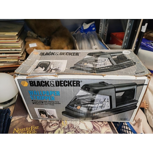 246 - Black And Decker Wallpaper Stripper In Box Plus A Earlex Heat Gun In Box