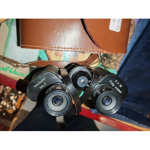 262 - Pair Of Nocovist Binoculars In Case