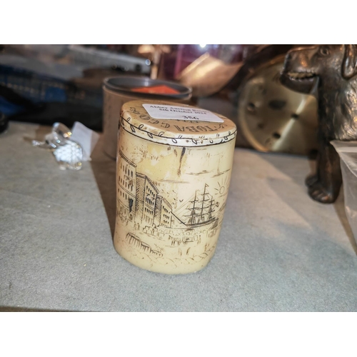 356 - Horn/Scrimsure Tobacco Pot