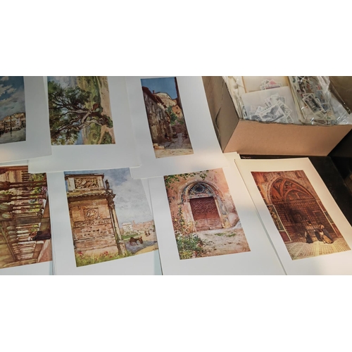 567 - 69 Colour Plates Of Rome By Alberto Pisa, 1905, Prints Trimmed And Ready For Framing