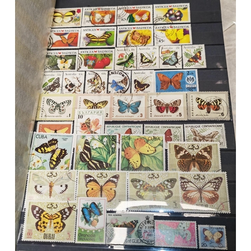 612 - Stamps Of Fish, Flowers And Butterfly's