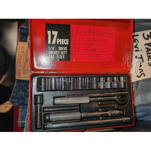 643 - 2 Socket Sets In Cases