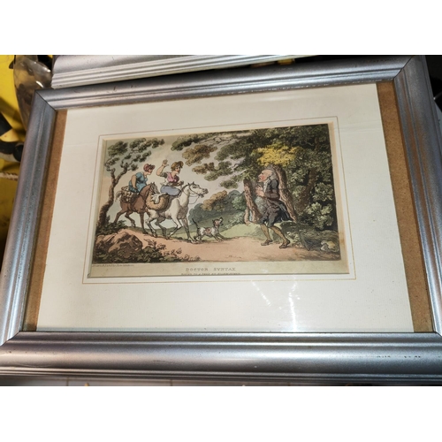 661 - Set Of 4 Original Drawn And Etched By Rowlandson