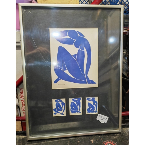 103 - Framed Print Blue Nude By H Matisse