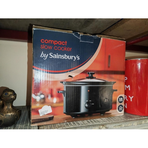 130 - Sainsbury'S Slow Cooker In Box