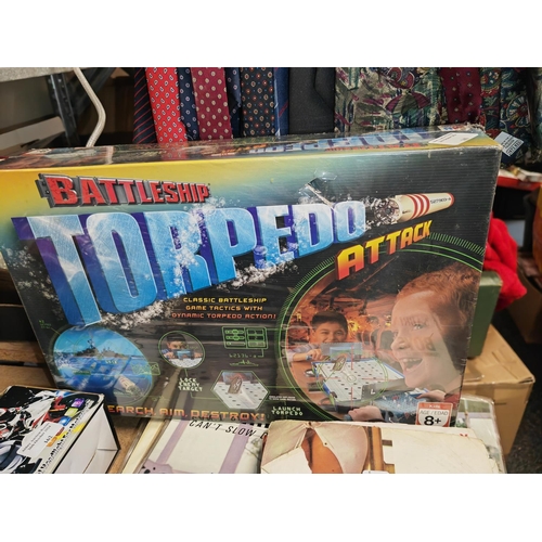 163 - Battleship Torpedo Game Factory Sealed In Box