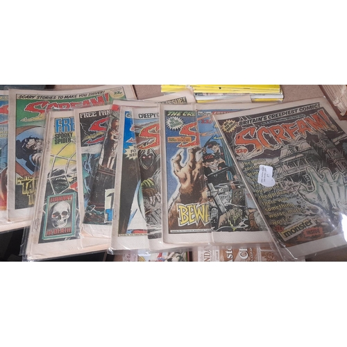 17 - Stack Of Scream Comics