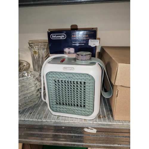 184 - Delonghi Desk Heater In Box